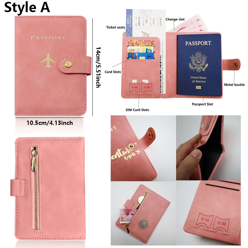 Leather Passport Holder Covers - Travel Accessories For Plane recension och pris