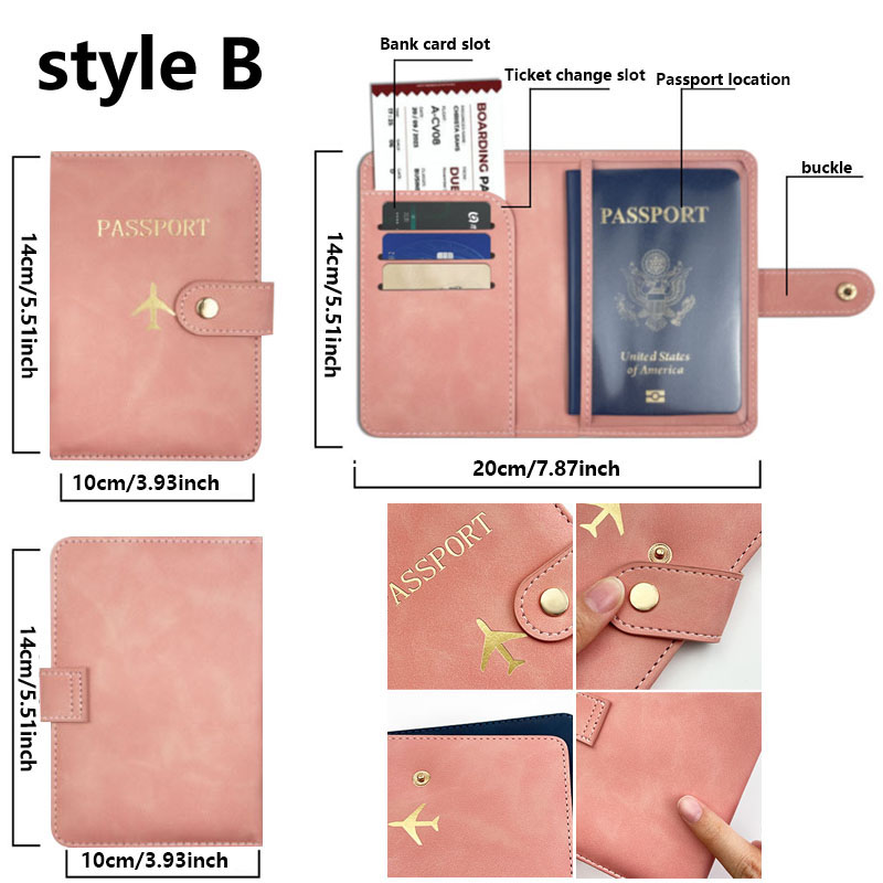 Leather Passport Holder Covers - Travel Accessories For Plane recension och pris