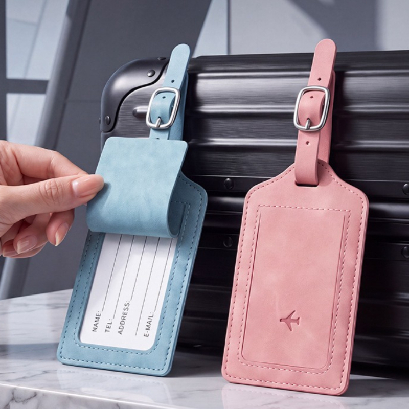 1PC PU Leather Luggage Tag Wom - Travel Accessories Bag For Women recension och pris