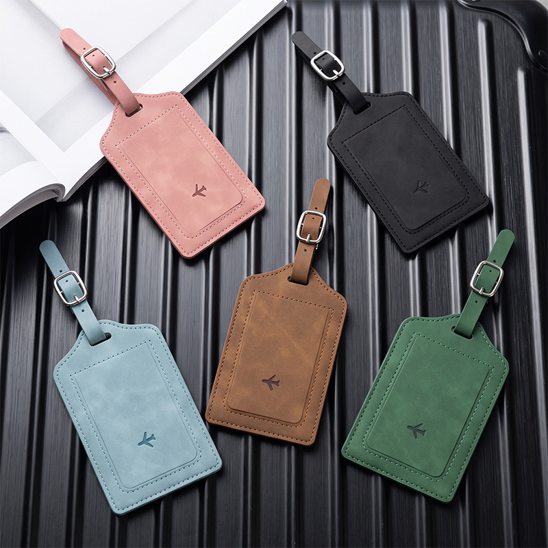 1PC PU Leather Luggage Tag Wom - Travel Accessories Bag For Women recension och pris