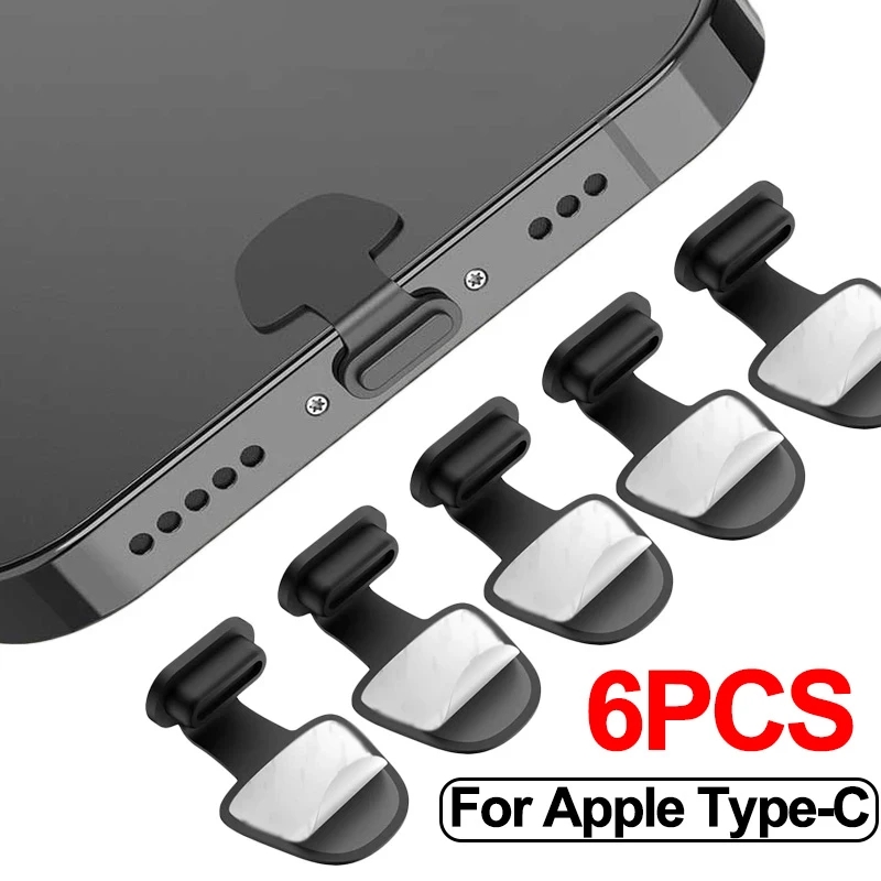 1/4/6Pcs Charging Port Anti-Du - Travel Plug Type C recension och pris