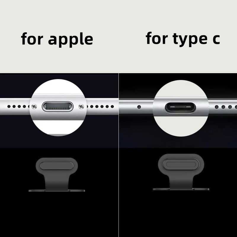 1/4/6Pcs Charging Port Anti-Du - Travel Plug Type C recension och pris