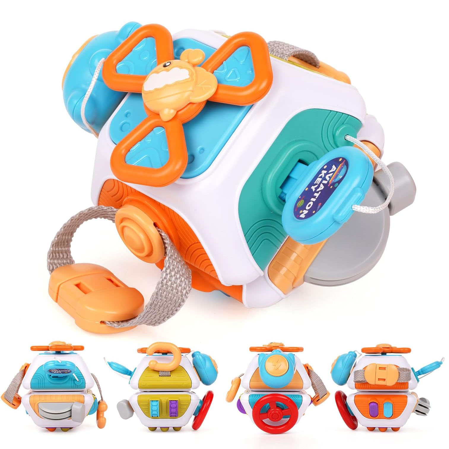 Baby Busy Board Cube Montessor - Travel Accessories For Baby recension och pris