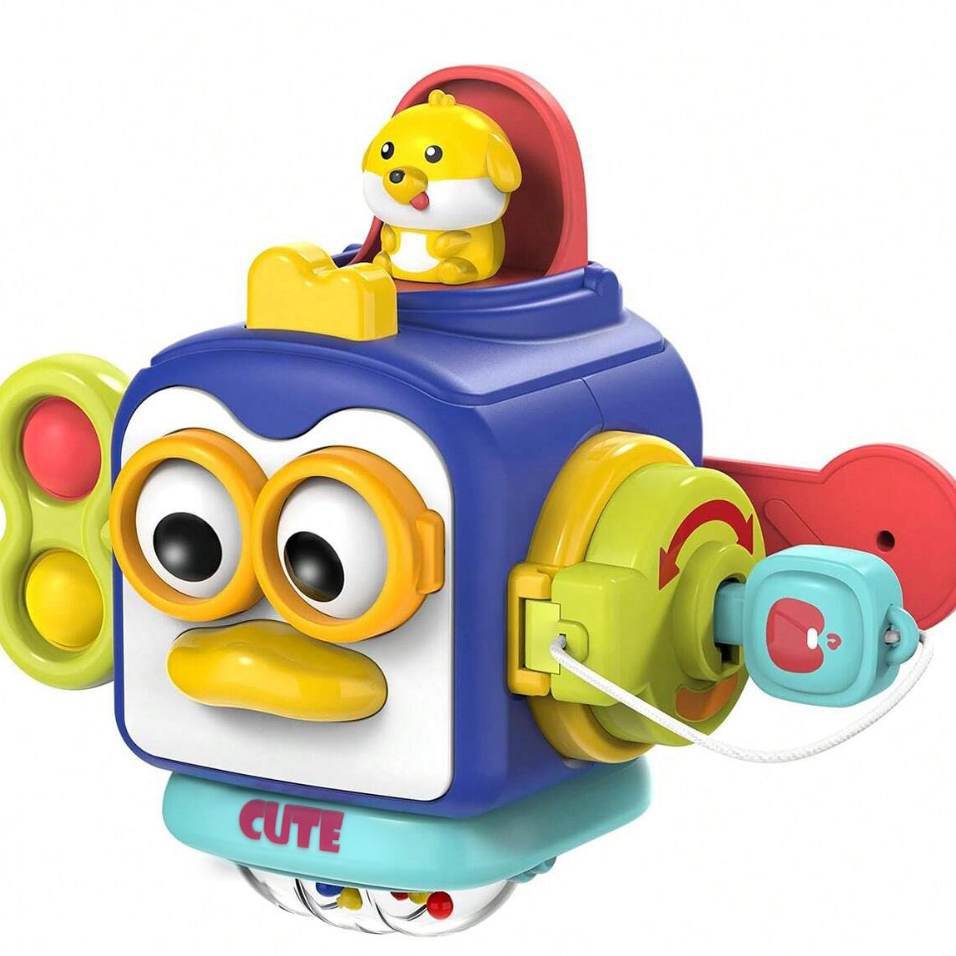 Baby Busy Board Cube Montessor - Travel Accessories For Baby recension och pris
