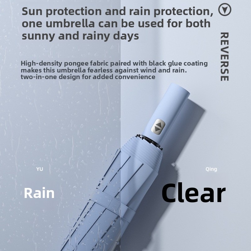 Automatic UV Protection Umbrel - Travel Umbrella Compact recension och pris