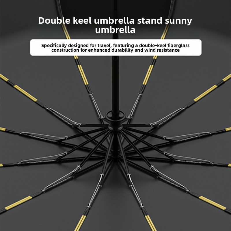 Automatic UV Protection Umbrel - Travel Umbrella Compact recension och pris