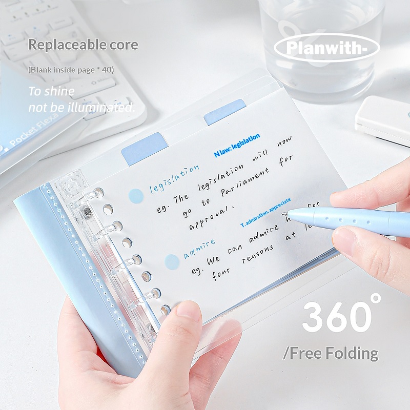 Planwith Mini B7 Loose Leaf No - Travel Notebook Journal recension och pris
