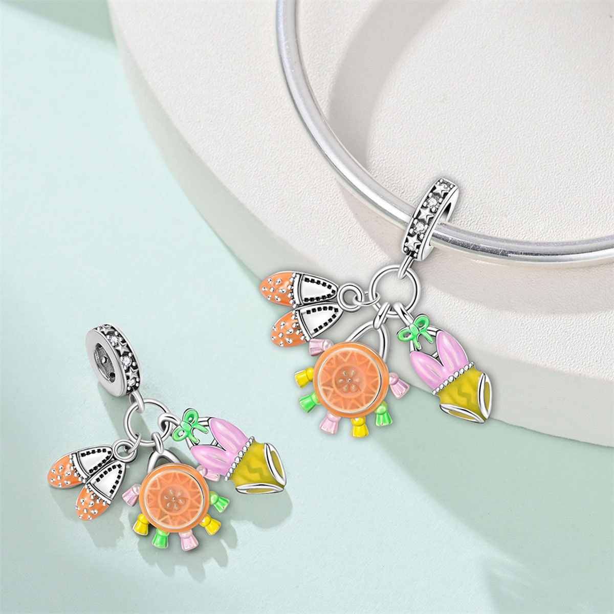 Original Charms Silver Plated  - Travel Accessories Gifts For Women recension och pris