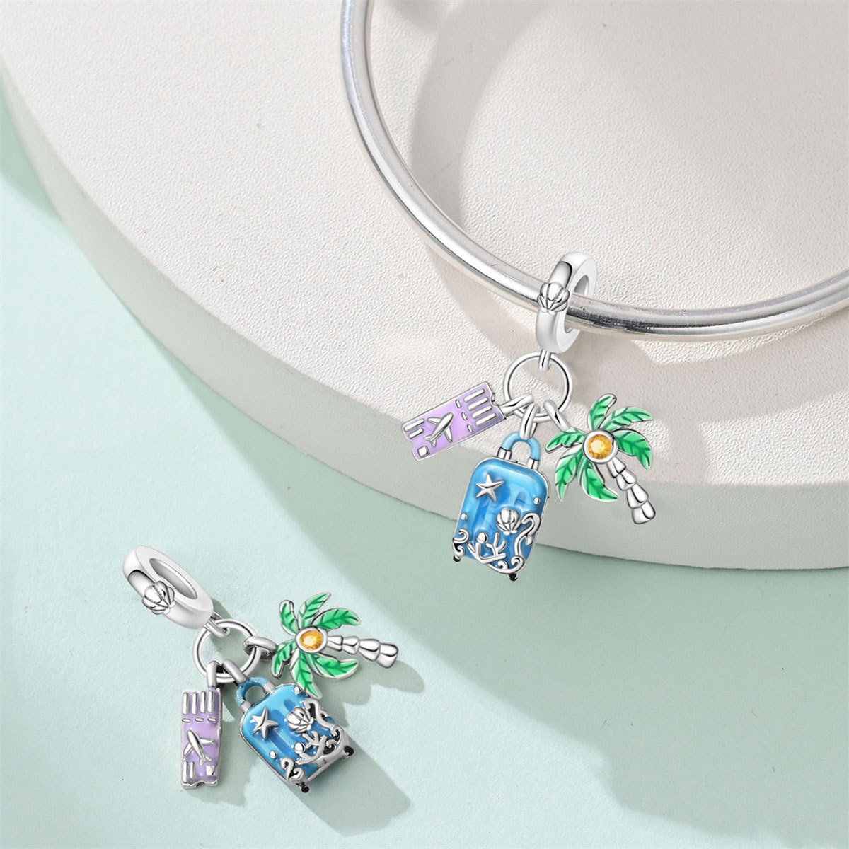 Original Charms Silver Plated  - Travel Accessories Gifts For Women recension och pris