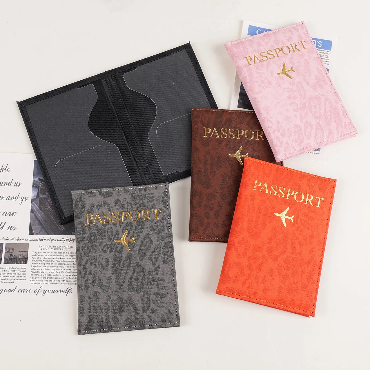 Leopard Print Travel Passport  - Travel Accessories Passport Holder recension och pris