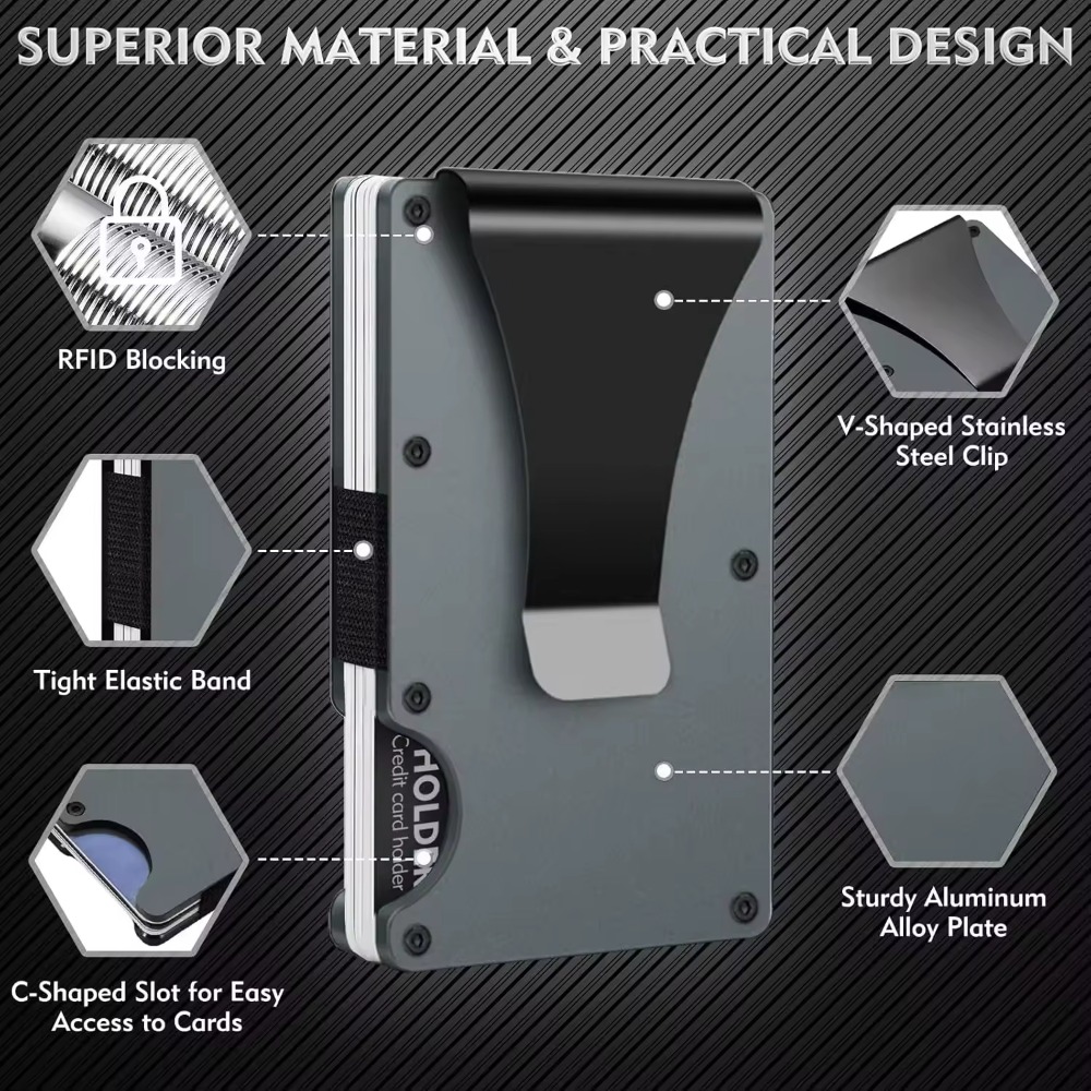 Aluminum Alloy Rfid Blocking C - Passport Holder Rfid recension och pris