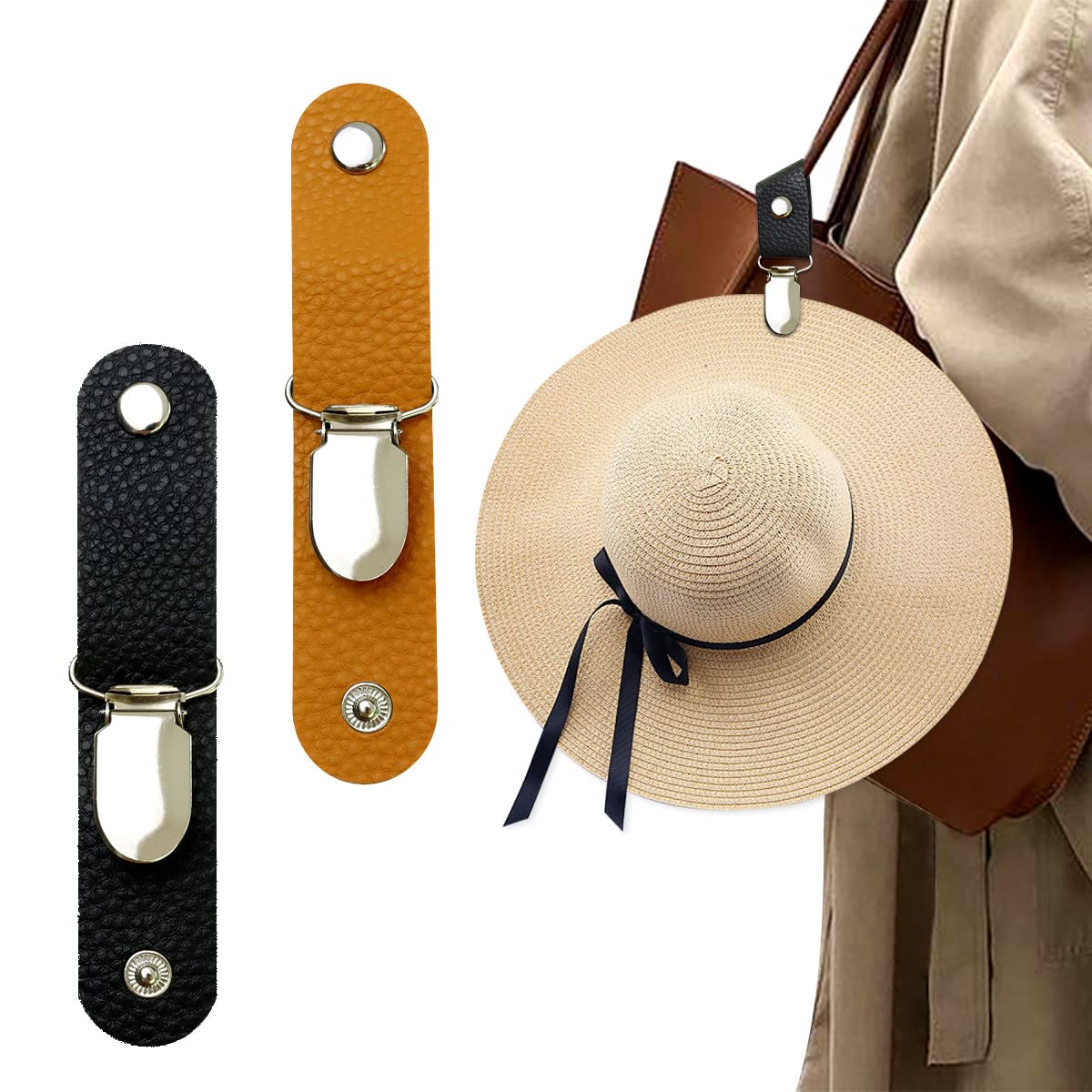 PU Leather Hat Clip for Travel - Travel Accessories Bag For Women recension och pris