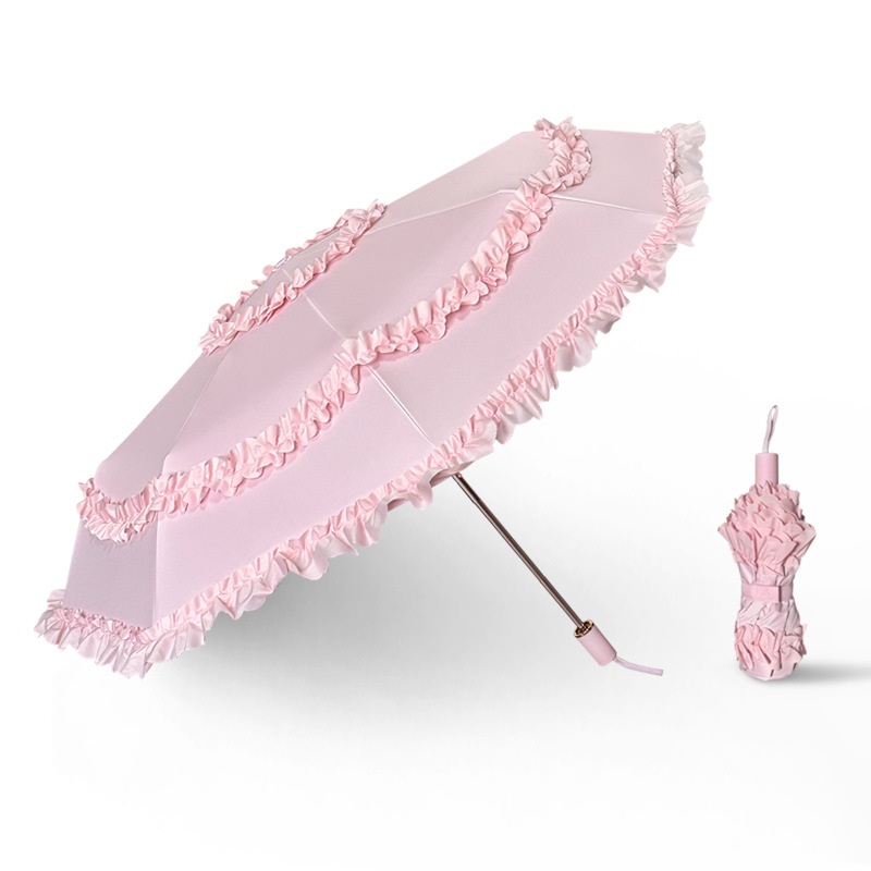 Vintage Lace Umbrella Foldable - Travel Umbrella Compact recension och pris