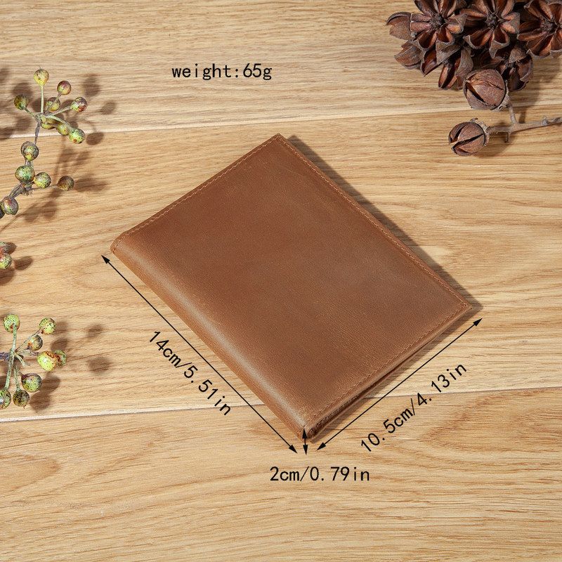 Fashionable Unisex Mad  Leathe - Passport Holder Rfid recension och pris