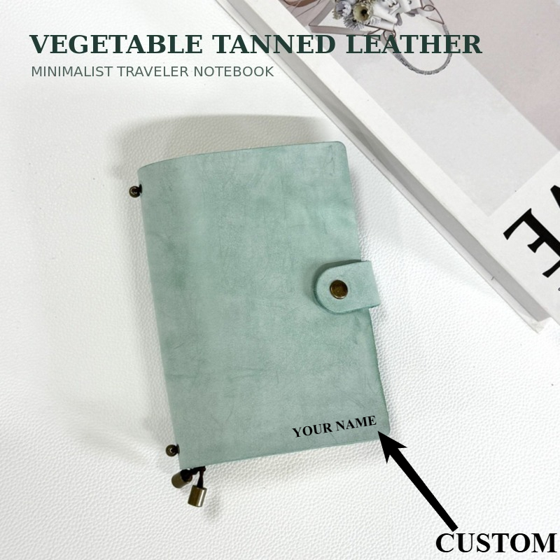 Vegetable Tanned Leather Women - Travel Notebook Journal recension och pris