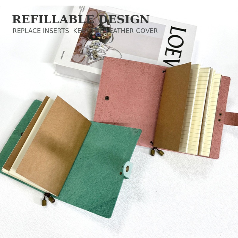 Vegetable Tanned Leather Women - Travel Notebook Journal recension och pris